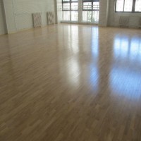 北京中体奥森 柞木面板 运动木地板 体育地板 篮球场地板安装 实木地板